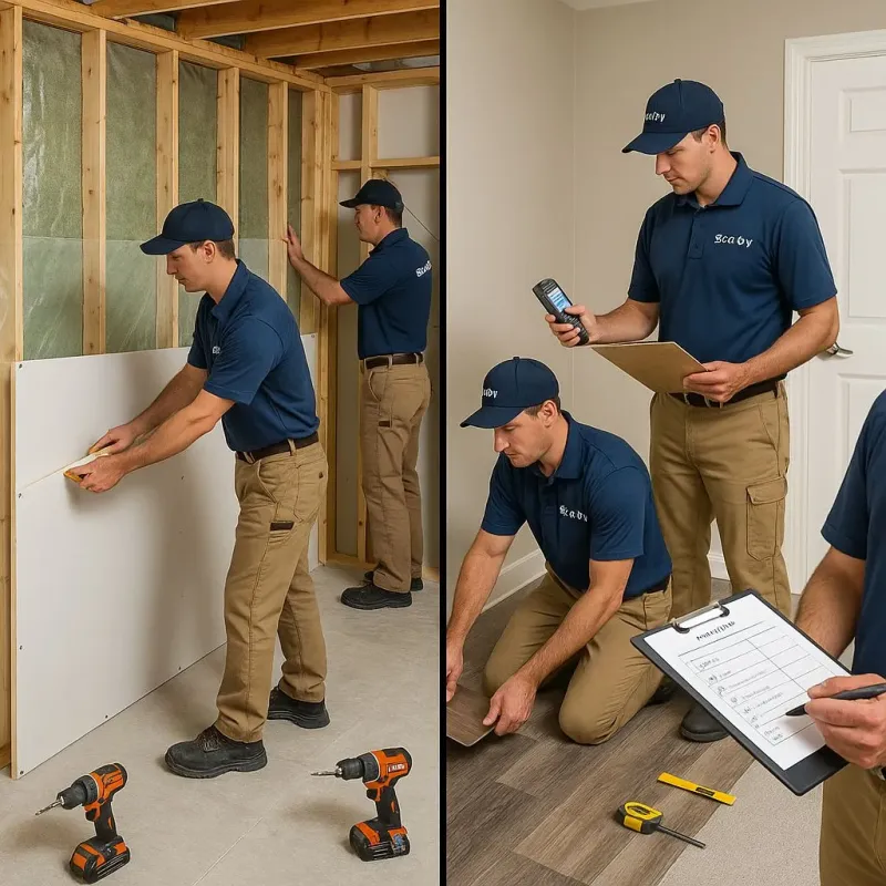 Repairs and Reconstruction process in Half Moon, NC